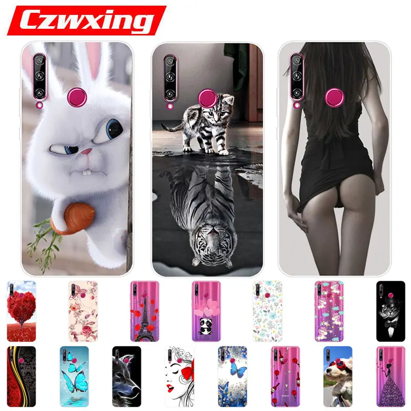 الشرف 10i حالة الشرف 10i HRY-LX1T حالة سيليكون TPU واقية الغطاء الخلفي الهاتف حافظة لهاتف huawei الشرف 10i Honor10i حالة لينة