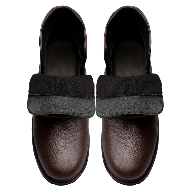 Очень теплые мужские ботинки осенне-зимняя обувь высокого качества в двух стилях Мужская обувь ручной работы в стиле ретро зимние ботинки из натуральной кожи