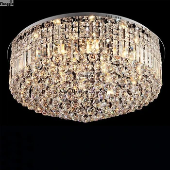 

Manggic Hot sale modern luxury k9 crystal ceiling lamp fashion led crystal light living room/hotel crysta lceiling lamp