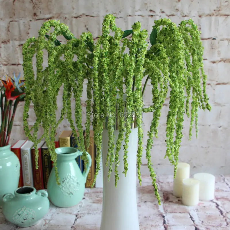 

SPR 12pcs/lot 90cm galet vine wedding artificial flowers bouquet rattan decorations home party supply free shipping