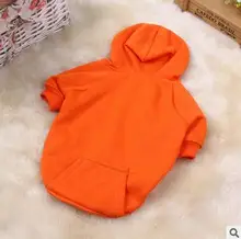 Fashion Blue Black Gray Pet Dog Clothes Sweatshirt Hoodie For Winter Warm Cute Coat Puppy S,M,L,XL