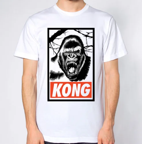 Футболка King Kong новинка 2018 летние модные мужские топы крутая футболка с круглым