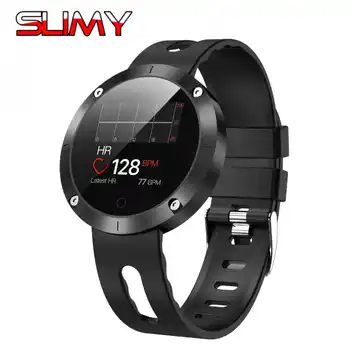 

Slimy DM58 Plus Real-time Heart Rate Monitor Smart Watch Call SMS Remind IP68 Waterproof Smartwatch Fitness Tracker PK DM68 CF58