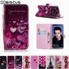 Модный кожаный чехол-кошелек с откидной крышкой для huawei P20 Lite Y5 Y6 Y7 Prime Honor 8S 10i; размеры 9 и 10 X фотоаппаратов моментальной печати 7S 7X 8A 8X 7C 7A 20 Pro Чехол