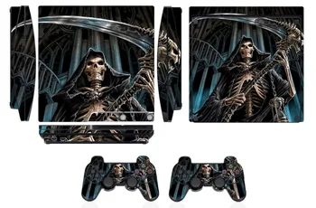 

Skeleton Q269 Vinyl Skin Sticker Protector for Sony PS3 Slim PlayStation 3 Slim and 2 controller skins Stickers