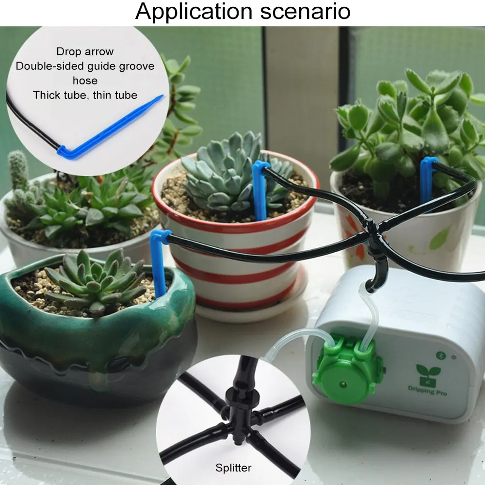 Mobile Phone Control Intelligent Garden Automatic Watering Device Succulents Plant Drip Water Pump Timer System Irrigation Tool | Дом и сад