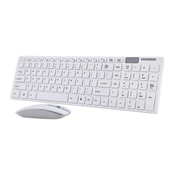 

2.4G Optical Wireless Keyboard Wireless Mouse Mice Usb Receiver Combo Kit For Pc Laptop Portable Ultra Thin Office Suit