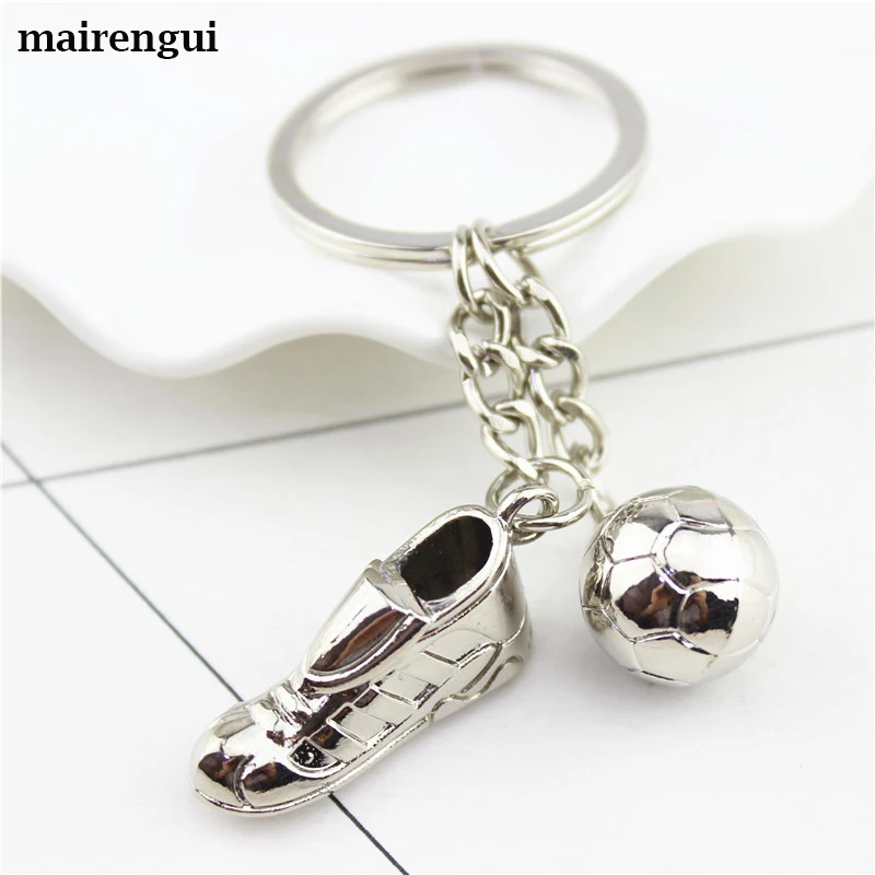 

World Cup Manchester United Real Madrid football keychain men pendant car key chain for BMW Toyota Ford peugeot key ring keyring