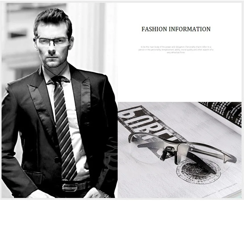 Eyeglasses Frames Eyeglass Frames Myopia Glasses Optical Glasses ELECCION Brand Prescription Men Glasses Frame Aluminium Magnesium Alloy Frame Spectacle Eyeglasses Myopia Glasses sports goggles