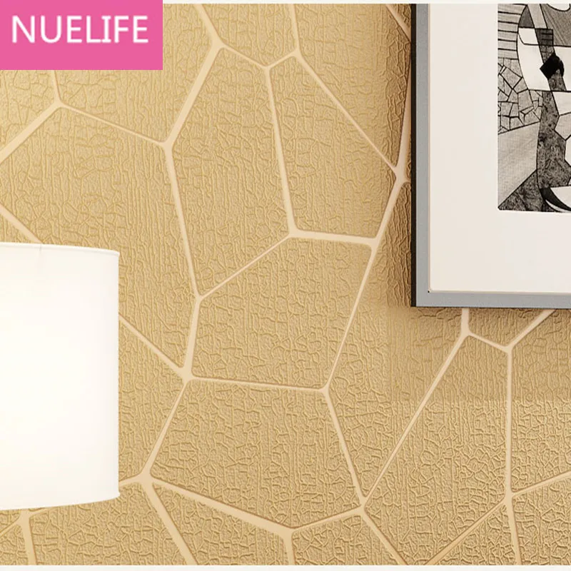 

0.53x10Meter 3d modern simple geometric pattern non-woven wallpaper living room bedroom TV wall background wallpaper