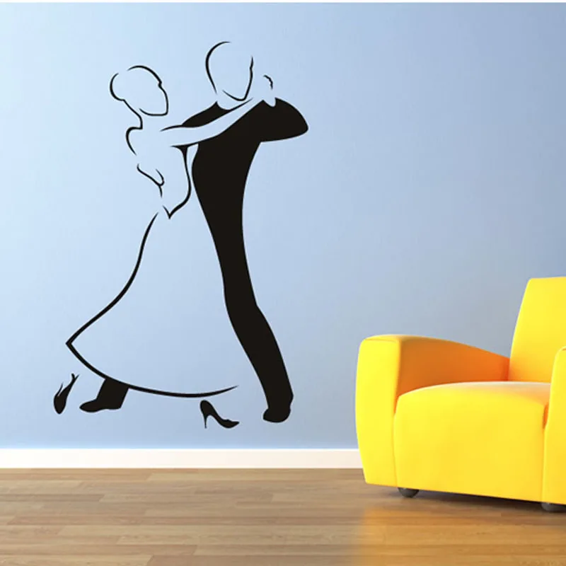 

Modern Home Decor Wallpaper For Kids Room Ballroom Dancing Wall Sticker Vinyl Removable Art Decal For Living Room