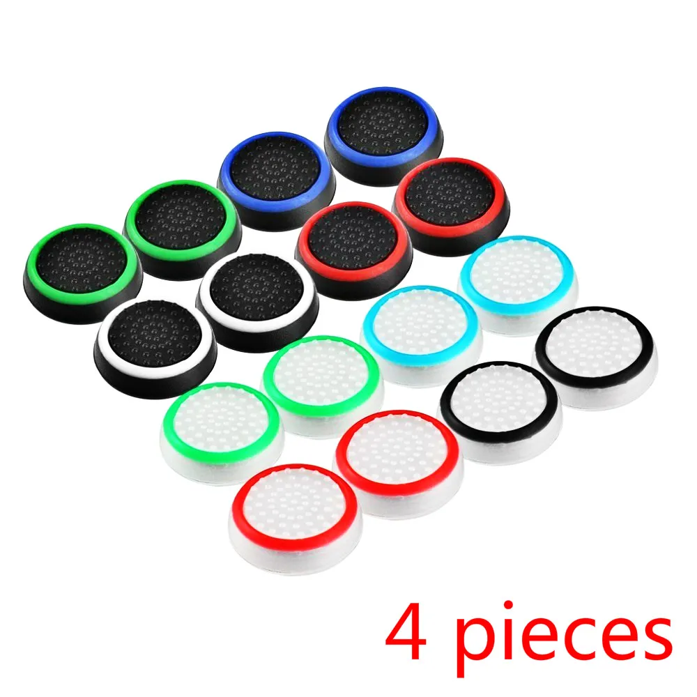 

4pcs/lot Game Accessory Protect Cover Silicone Thumb Stick Grip Caps for PS4 PS3 for Xbox 360 for Xbox One Game Controllers ABAY
