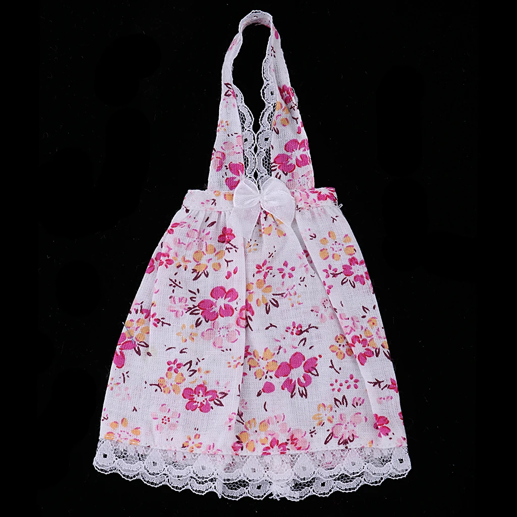 1:6 Pink Dress Women Clothing for 12