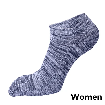 women style gray Качественные весенне-летние хлопковые носки с пальцами для пар, женские и мужские впитывающие пот носки с пятью пальцами, удобные носки с пятью носками, BAC612 - Цвет: women style gray