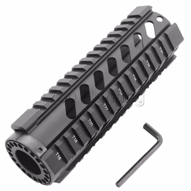 Тактический Охота Quad Rail Handguard свободном рейку Системы AR-15 M4 M16 7 ''Длина