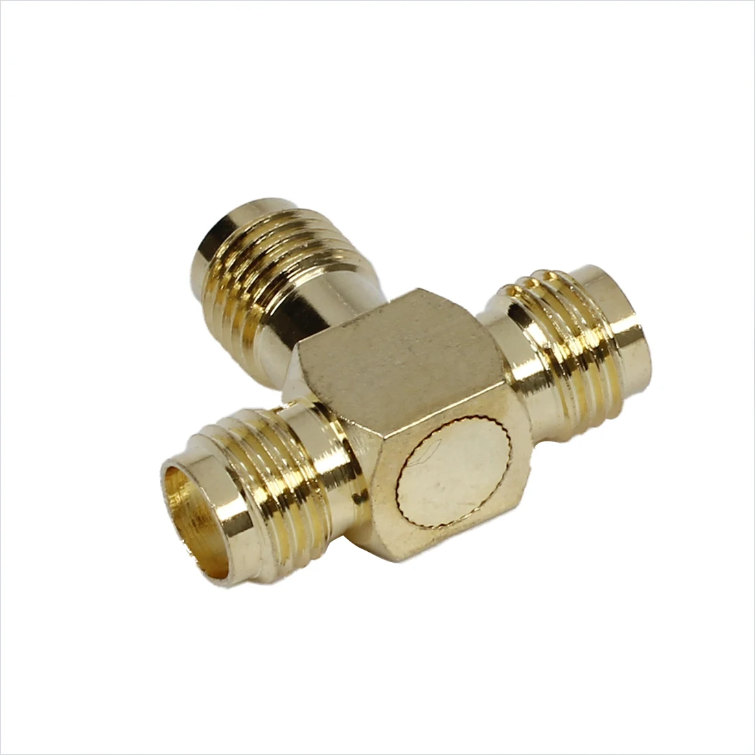 

Promotion! SMA Female to Two SMA Female Triple T RF Adapter connector 3 way Splitter