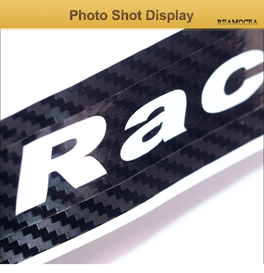 Reamocea Car Styling High Mounted Stop Brake Lamp Light Carbon Fiber Stickers Decals For VW Volkswagen GOLF 6 7 MK6 MK7 POLO (7)