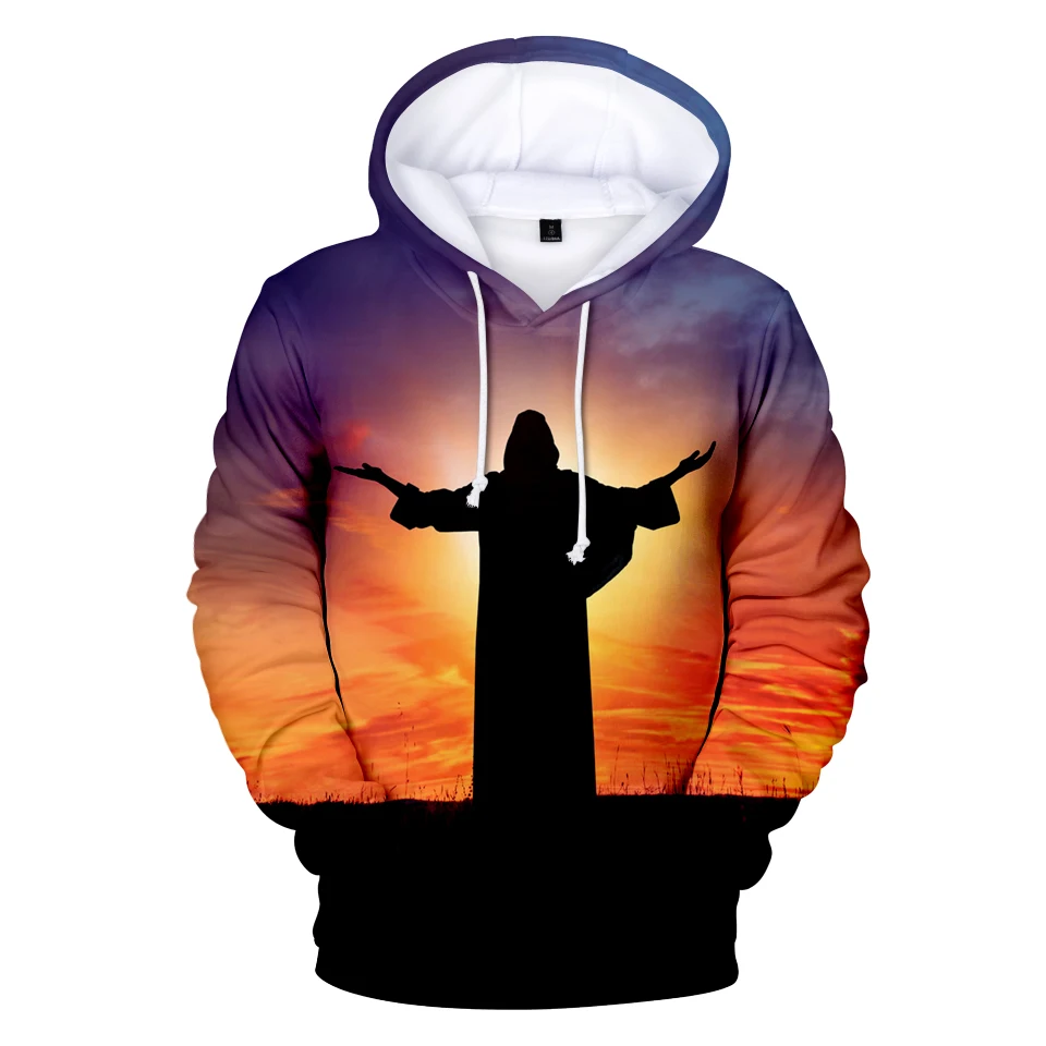 

2019 Sweatshirt Mount Jesus Brazil Hoodies Women Men 3D Print Christian Belief Hip Hop Streetwear Jacket Coat Couples Clothing