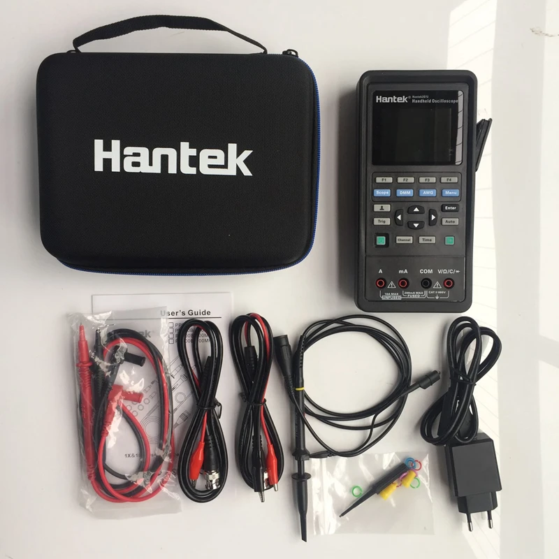 Hantek 3в1 2D72 250MSa/S цифровой осциллограф генератор сигналов мультиметр USB портативный 2 канала 40 МГц 70 МГц Многофункциональный