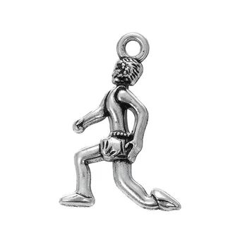 

30PCS Making Handmade Running ManTibetan Silver Pendant Charms Jewelry Fit For Bracelet&Necklace&Key Chain Charm Jewelry