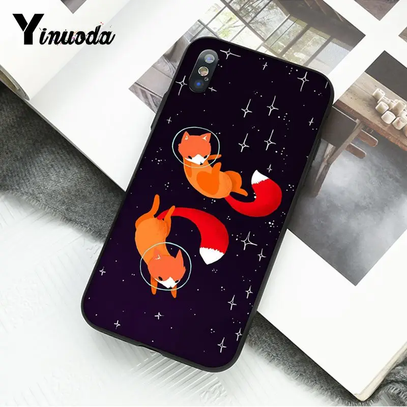 Space Astronaut  Moon universe foxes