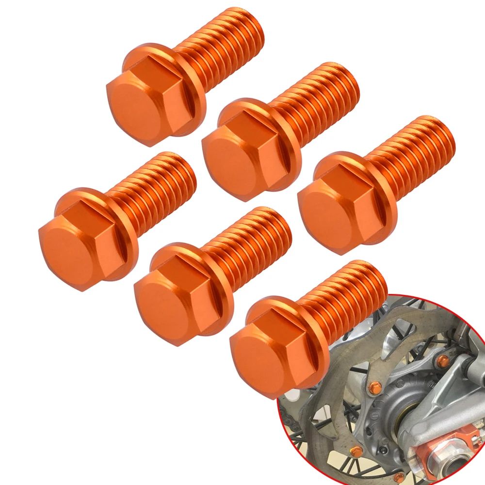 Motorcycle Brake Disc Bolt Screws For KTM SX SX F EXC EXC F XC XC F XC W XCF W 125 150 200 250