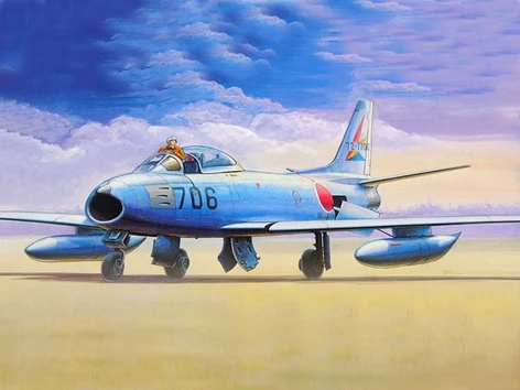 

TRUMPETER Model 01321 1/144 Scale Airplane F-86F-40-NA Sabre Assembly Model Building Scale Airplane Model Kits