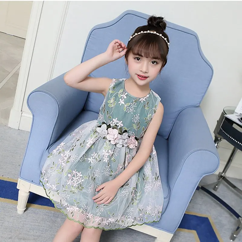 

Girls Summer Dress Children Summer Clothes Girls Pretty Lacy Princess Dress Kids Summer Comfortable Clothing Children Party