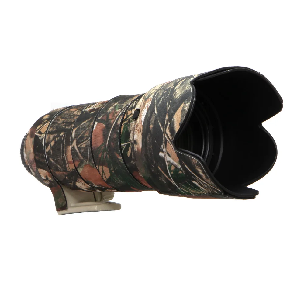 Rain Cover Protective Case For Canon 70-200F2.8ISII Rubber Waterproof Camouflage Color Camera Lens Protective Coat Cover (5)
