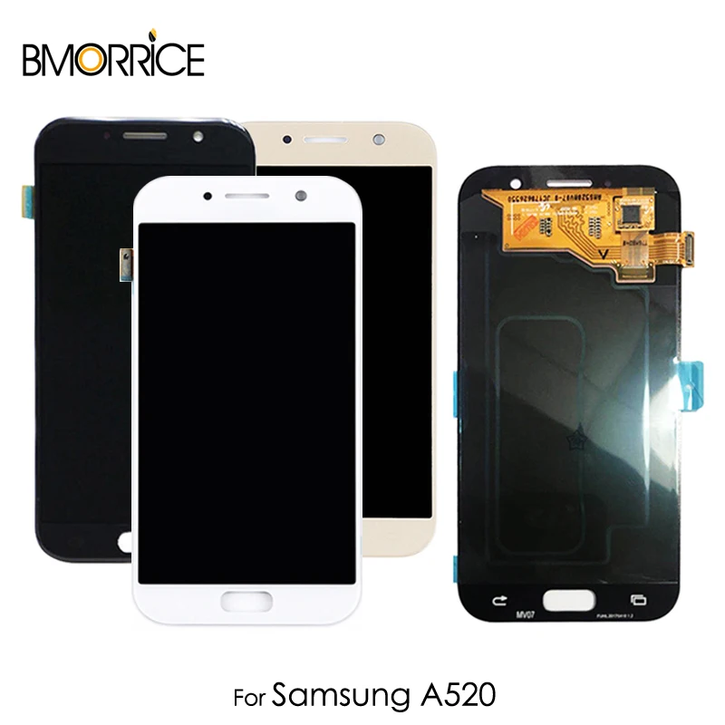 

AMOLED For SAMSUNG GALAXY A5 2017 A520 A520F SM-A520F LCD Display Touch Screen Digitizer OLED Assembly Replacement