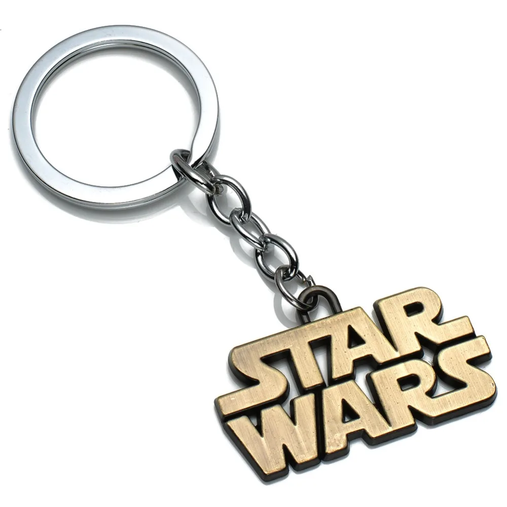 

Hot Film STARWARS Logo Keychains for Men Jewelry Metal Star Wars Key Chain Holders For Men Best Friends Porte Clef