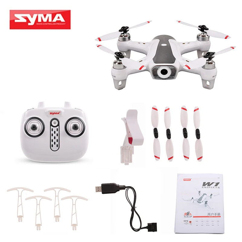 Новейший SYMA W1 gps Дрон с Wi-Fi FPV 1080P камерой follow me бесщеточный Квадрокоптер управление жестами RC складной мини вертолет