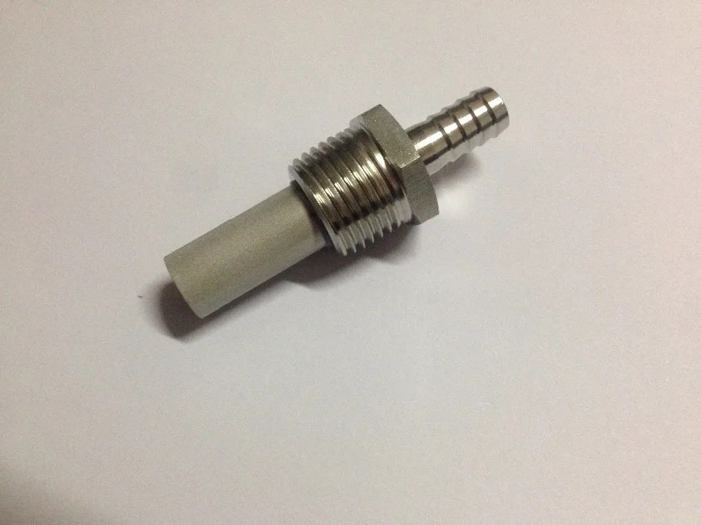 

Diffusion Stone - 0.5 Micron, Kegging Homebrewing, 1/2" MPT with 3/8"Barb