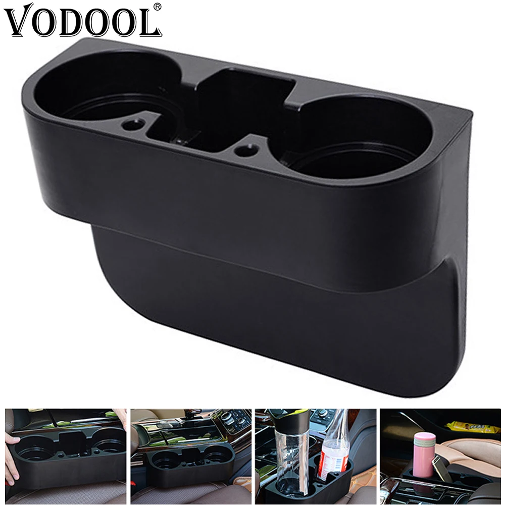 VODOOL Автомобильный держатель для автомобиля Автомобильный интерьерный Органайзер портативный универсальный автомобиль сиденье Gap чашка бутылка Телефон держатель для напитков стенд коробки - изображение