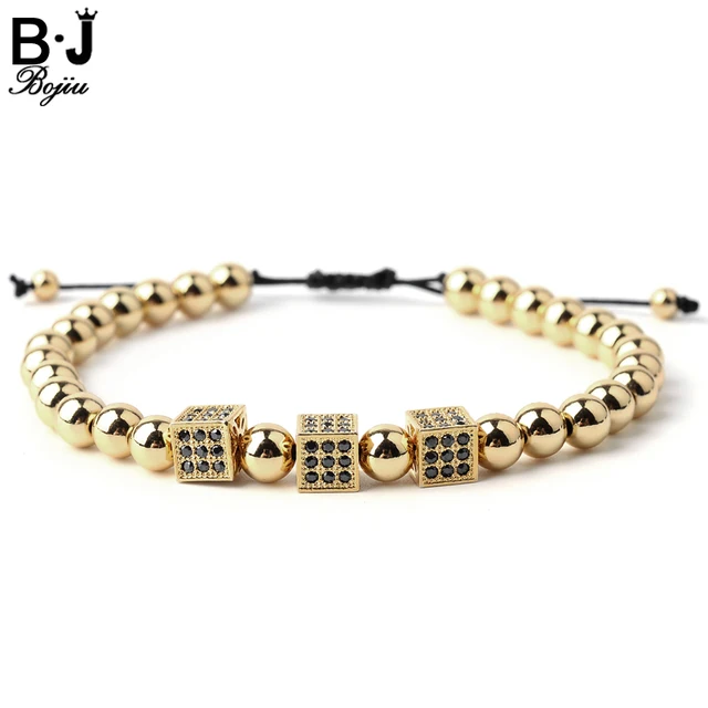 bracelet perle carre