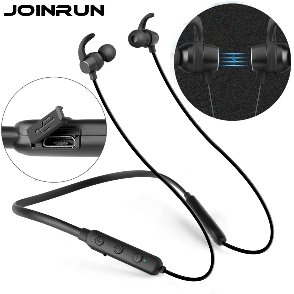 Модная Беспроводная Bluetooth-гарнитура Joinrun X7 Спортивная стерео 4 1 задняя подвеска