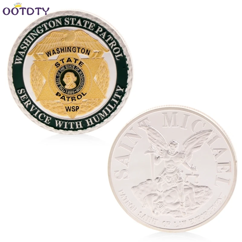 Saint Michael штата Вашингтон патруль памятные вызов монет