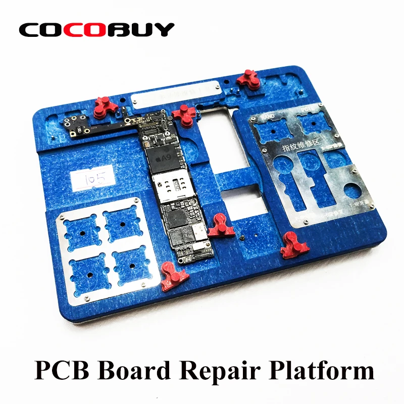 

Novecel Multifunction Motherboard Repair Fixture PCB Holder JIG BOARD For iPhone 5S/6/6S/6SP/7/7P/8/8P/ XR Maintenance Platform