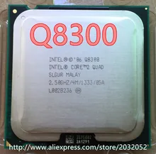 Lntel core 2 quad q8300 processador central (2.5 ghz/4 m/1333 ghz) soquete 775 desktop cpu (trabalhando 100% frete grátis)
