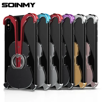 

Soinmy XSMax Metal Case for iPhone XS Max Case Luxury Piano Shockproof Coque Cover for iPhone 6 6s 7 8 Plus X XS Max Case Fundas