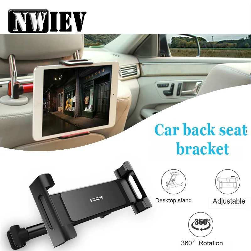 NWIEV Car Back Seat Headrest Mount Bracket For Volkswagen VW Passat B6