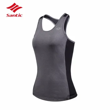 

Santic Cycling Jersey Women Jersey Summer Sleeveless Motocross Jersey Cycling Clothing Downhill Jersey Tops Maillot Ciclismo