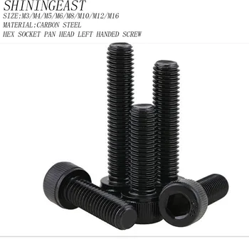 

100pcs/lot 12.9 grade black carbon steel Germany standard thin head hex socket cap pan head screw hardware fasteners953