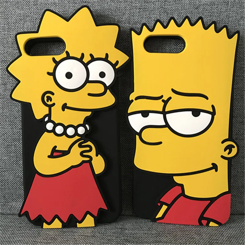 Naruto Shippuden Bart Simpson Case for Apple iPhone XR XS Max X 10 8 7 plus iPhone 6 6S plus iPhone 4 4S iPhone 5 5S 5C SE iPod Touch Protective Silicone Plastic Handmade Custom Case Cover AW1316 