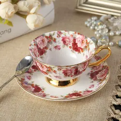 Королевский классическая костяного фарфора Британский черная чайная чашка роскошный керамические кофейные чашки Высокое качество