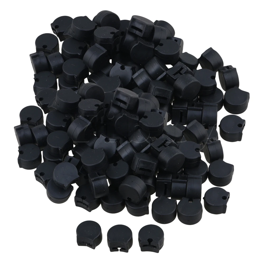 

Yibuy Black Rubber Oboe Clarinet Thumb Rest Cushion Protector Comfortable Woodwind Instruments Accessories