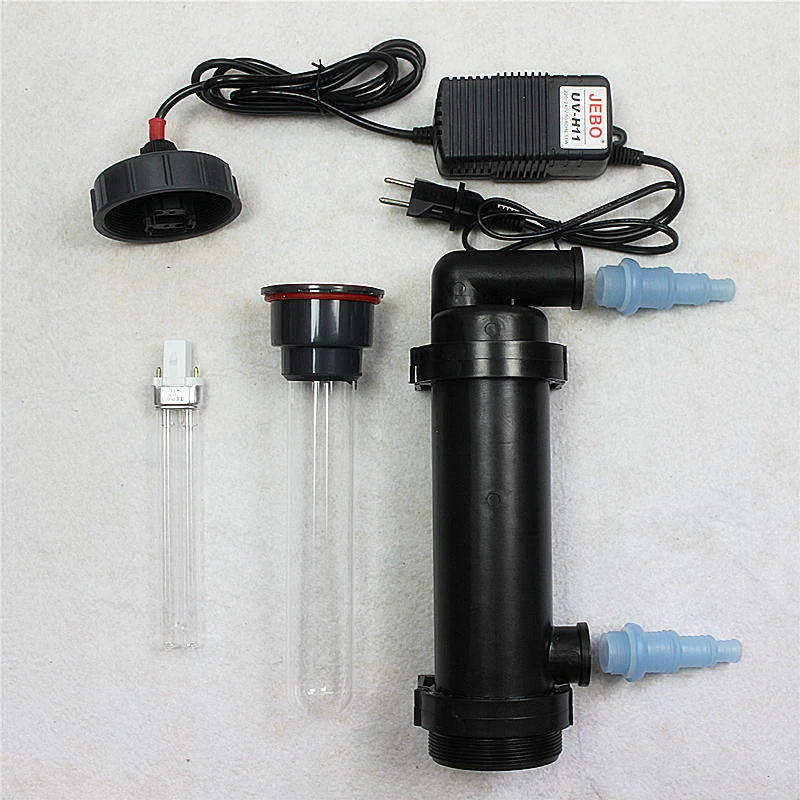 JEBO UV-H11 11 Вт УФ стерилизатор лампа светильник Ультрафиолетовый фильтр очиститель воды для 60 г-180 г аквариума AC220-240V