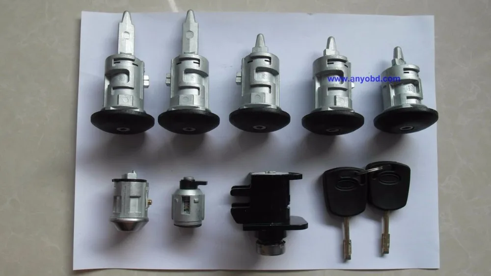 for Ford Transit whole set lock cylinder ( 8 locks include for door , ignition ,etc )in Car Key