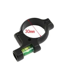 Тактический военный водный пузырьковый уровень кольцо для 30 мм Труба прицел прочный сплав сталь баланс держатель крепление рельса охотничий аксессуар