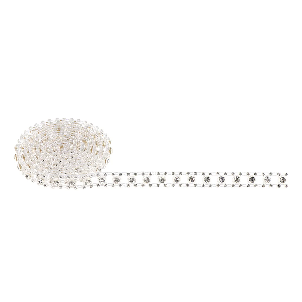 1 Yard Beaded Rhinestone Applique Sewing Trim for Headband Bridal Waist Belt Wedding Dress